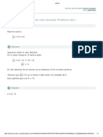 ALEKS Resolver Una Ecuacion de Valor Absoluto Problema Tipo 1