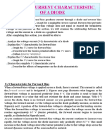 Diode V-I Characteristic Curve Analysis