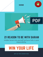 21 Reason To Be With Saram