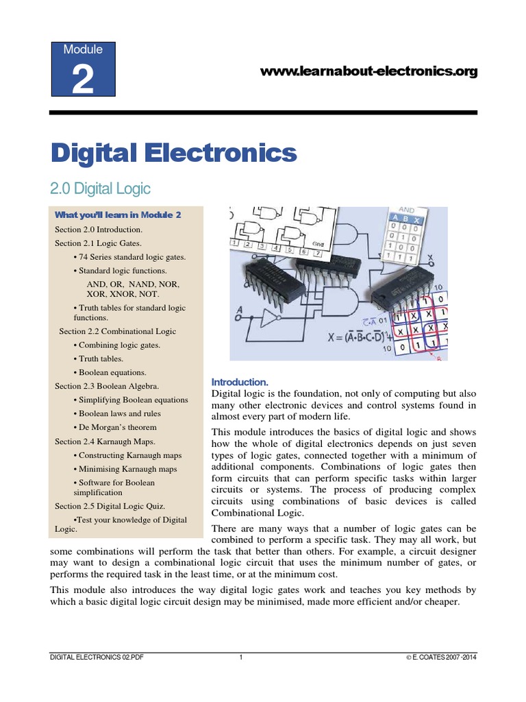 Digital Electronics and Lab Unit 2 Boolean Algebra and Codes | PDF ...