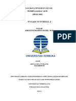 TUGAS EVALUASI PEMBELAJARAN