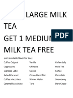 Buy 2 Large Milk Tea