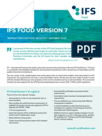 Newsletter IFS FOOD V7 Industry