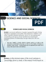 Lesson 1 Science and Social Sciences