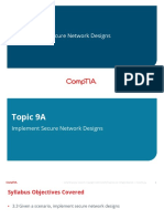 Lesson 9: Implementing Secure Network Designs