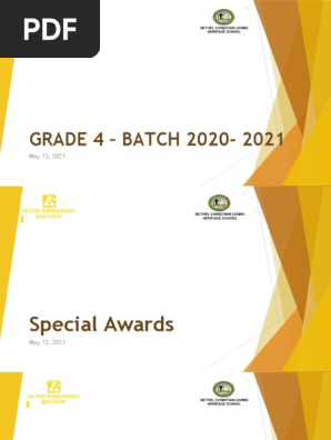 award Grade 4