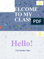 Welcome To My Class
