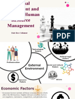 External Factors Affecting Human Resource