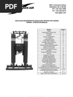 Heatless Regenerative Dessicant Dryers