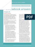 Coursebook Answers Chapter 20 Asal Chemistry