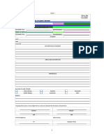 Form No. Srv06: Employee Incident Report: Table 1