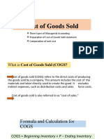 Cost of Goods Sold