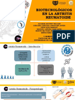 Artritis Reumatoide - Biotecnológicos