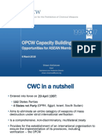 OPCW Capacity Building for ASEAN