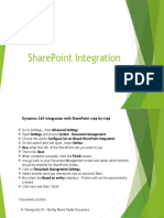 SharePoint Integration On d365