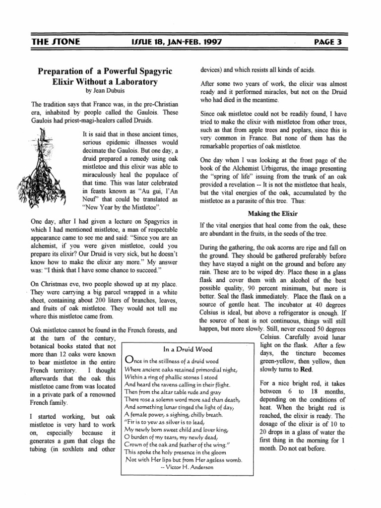 Elixir Without A Laboratory | PDF | Nature