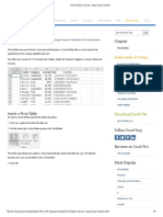 Pivot Tables in Excel - Easy Excel Tutorial