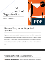 Presentation 1 - Nature and Development of Organization