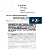 Absuelve Traslado de Contradicción Al Mandato Ejecutivo