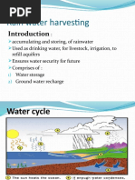 Rain Water Harvesting