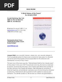 A Brief History of The Future by Jacques Attali
