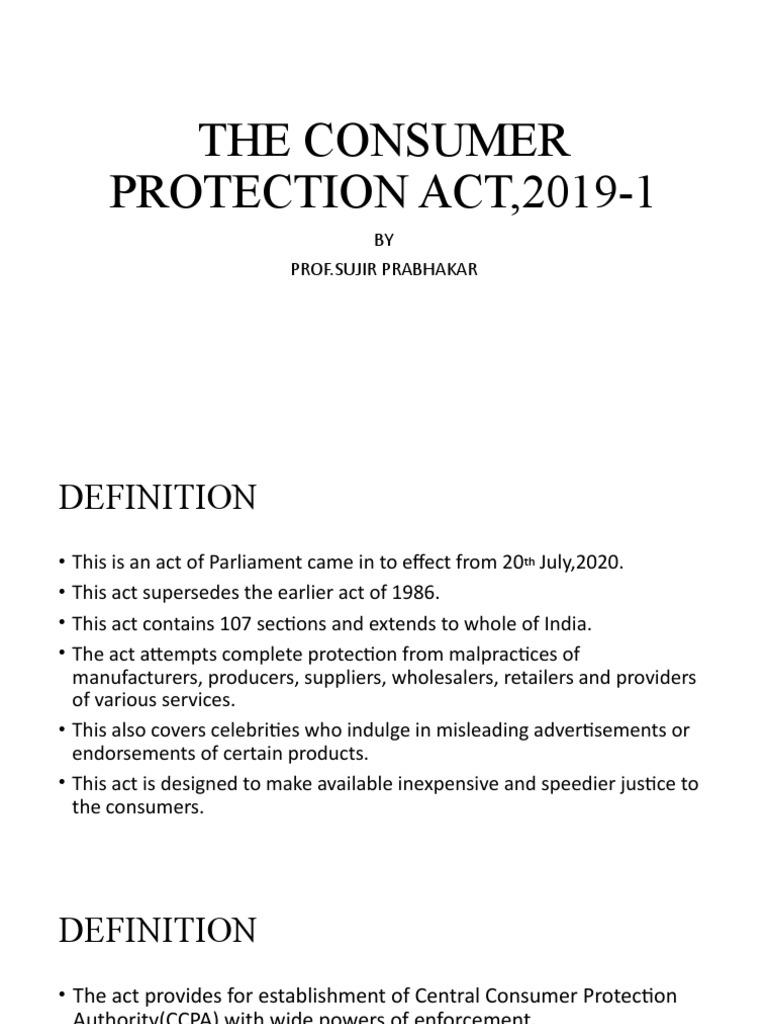 Consumer Act 1 Pdf Product Liability Mediation