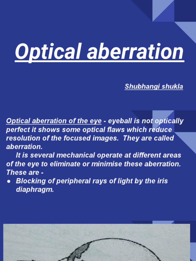 Optical Aberration | PDF | Optics | Vision