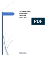 WHat is ISO 28000 _ tutor note