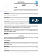 Distancia y Ecuación de La Recta: Ï Ejercicio 1