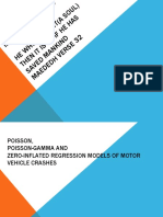 Poisson, Poisson-Gamma and Zero-Inflated Regression Models