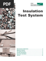 Component Tests: Insulation Test System