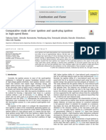 Comparative Study of Laser Ignition and Spark-Plug Ignition in High-Speed Flows