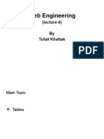Web Engineering: (Lecture 4) by Tufail Khattak