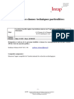 Cahier Des Clauses Techniques Particuliares