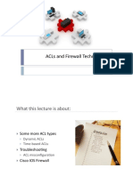 Acls and Firewall Technologies