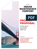 Indian Maintenance Company Proposal