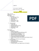 Format Resep Untuk Laboran Praktek Ke 6 (KELAS 2G KELOMPOK IV) Fix