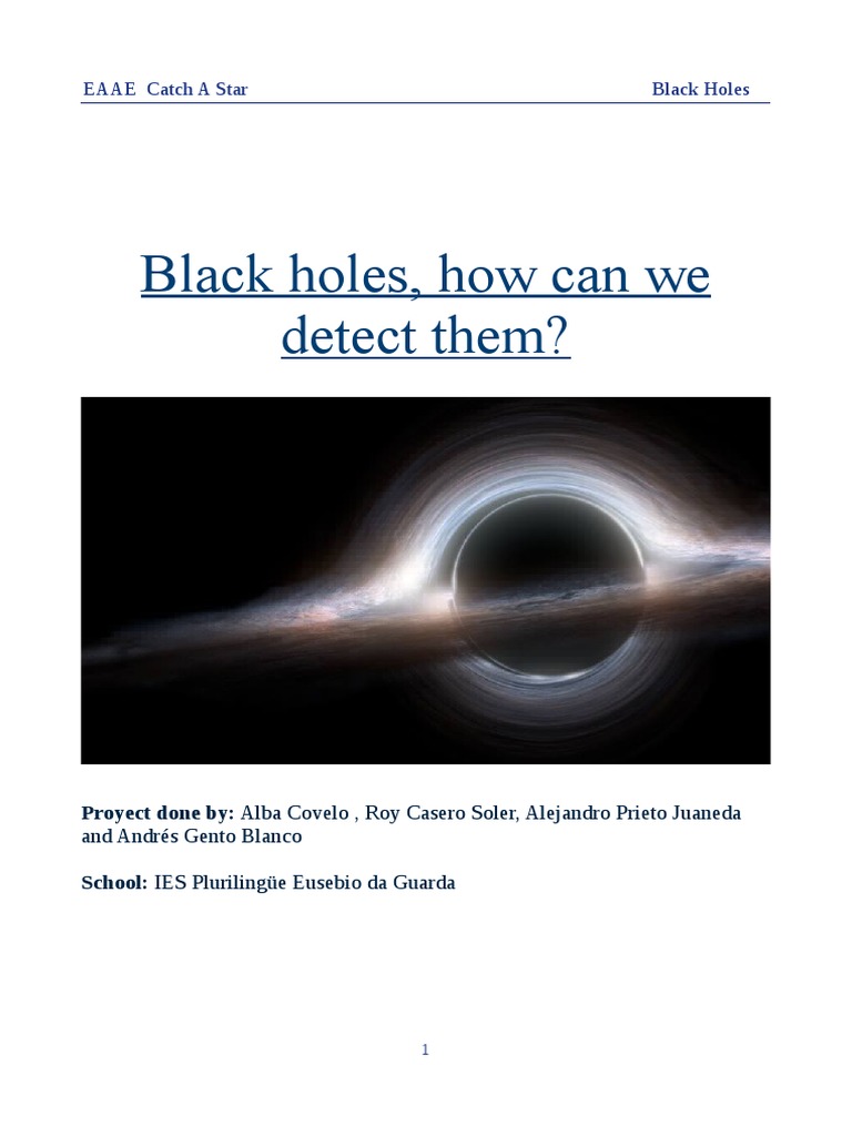 Black Holes RPB | PDF | Black Hole | Event Horizon