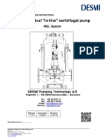 DESMI Vertical "In-Line" Centrifugal Pump: NSL Spacer