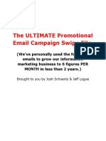 The ULTIMATE Promotional Email Campaign Swipe File.