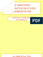 2 - Nutrientes Energéticos e Não Energéticos