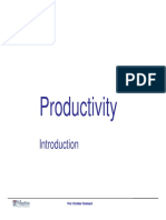 Productivity: Prof. Christian Terwiesch