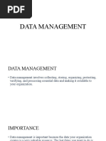 Data Management