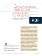 Critical Care Nurses Experiences With Spiritual Care The Spirit Study (Freefullpdf)