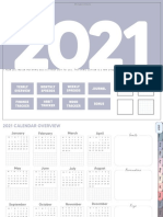 2021 Digital Planner (Blue Grey)