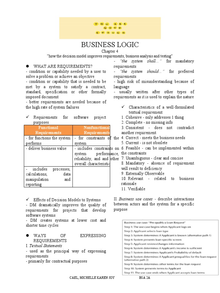 Logic Chapter 2 - Lecture | PDF | Conceptual Model | Prototype
