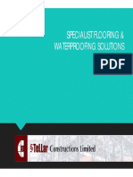Specialist Flooring & Waterproofing Solutions