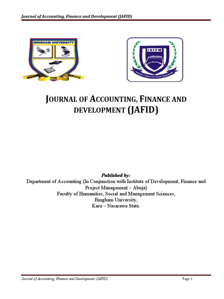 JAFIDVol 2 | PDF | Multicollinearity | Inflation
