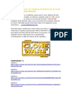 The Clone Wars Serie, Las 7 Temporadas.L.a.sw