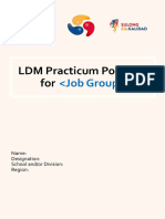 LDM Practicum Portfolio For